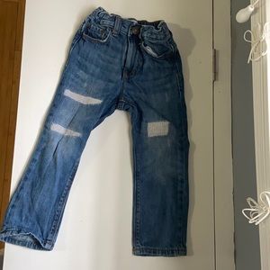 Straight leg jeans